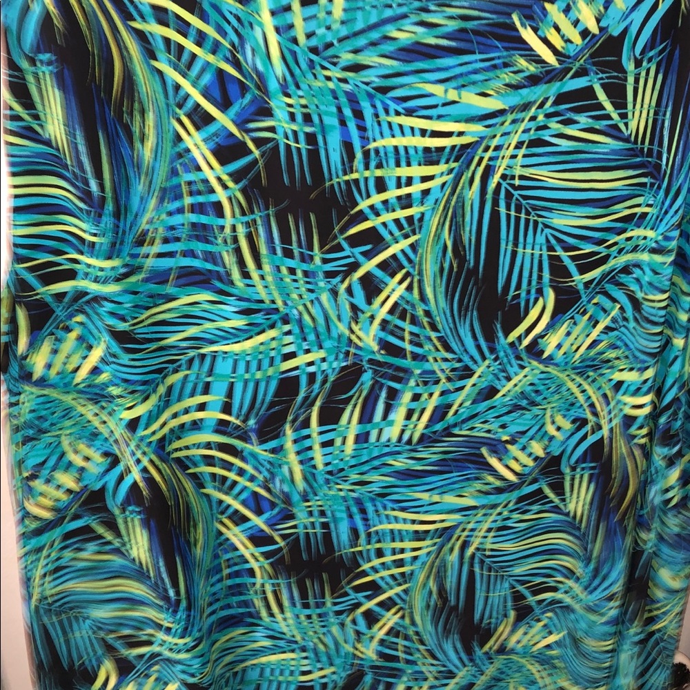 Catherine’s Tunic- Sleeveless Asymmetrical Layered Chiffon Wms Plus sz 4X - Picture 3 of 7